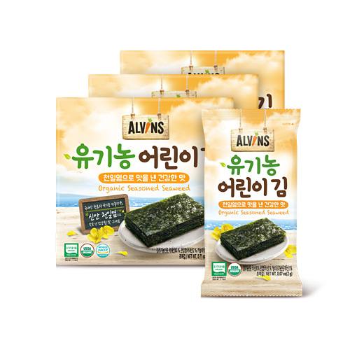 유기농 어린이 김 건강한 맛 [조미김] 3박스