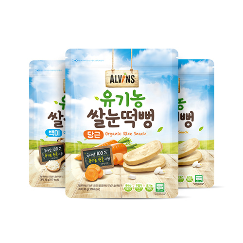 [웰컴] 유기농 쌀눈 떡뻥 (택1)
