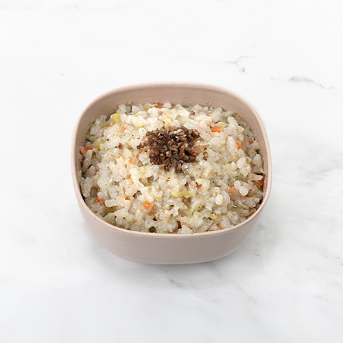 이지밀흰살생선양송이진밥 - 후기 3단계 진밥 (만 10개월 전후)